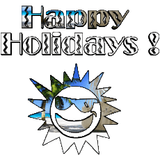 Mensajes Inglés Happy Holidays Fondo transparente 04 