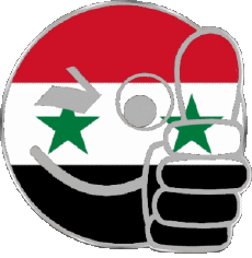 Banderas Asia Siria Smiley - OK 