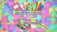 Messages Anglais Happy Back to School Fond Animé 007 