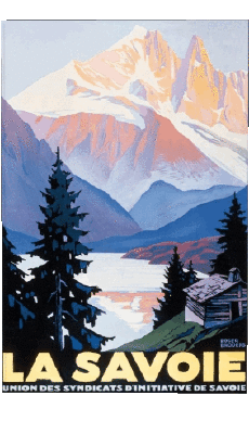 Umorismo -  Fun Poster retrò - Luoghi France Alpes 