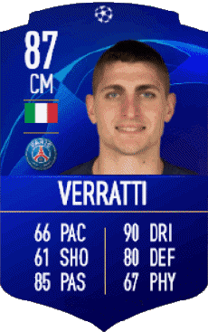 Multi Media Video Games F I F A - Card Players Italy Marco Verratti 