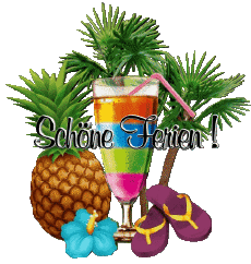 Messages German Schöne Ferien Transparent Background 16 