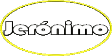 Prénoms MASCULIN - Espagne J Jerónimo 
