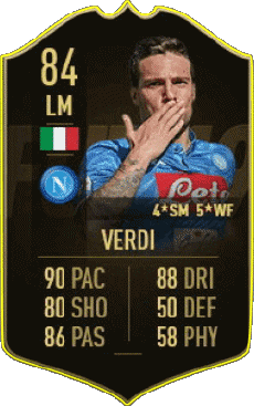 Multi Media Video Games F I F A - Card Players Italy Simone Verdi 