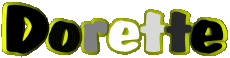 Prénoms FEMININ - Allemagne D Dorette 