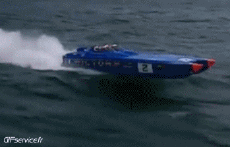 Humor -  Fun Transport Boats Offshore Power Boat 