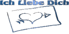 Messages Allemand Ich Liebe Dich Coeur 