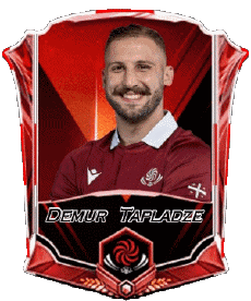 Sports Rugby - Joueurs Géorgie Equipe 2025 Demur Tapladze 
