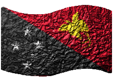 Flags Oceania Papua New Guinea Rectangle 
