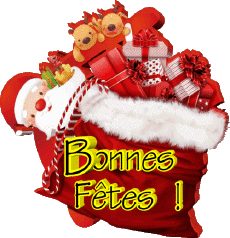 Mensajes Francés Bonnes Fêtes (Noël) Série 11 