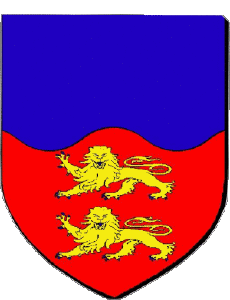 Banderas Francia Departamentos - Ciudades 14 Calvados 