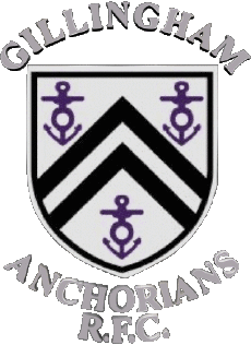 Sports Rugby - Clubs World - Logo England G Gillingham Anchorians RFC 