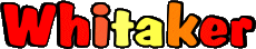Prénoms MASCULIN - UK - USA W Whitaker 