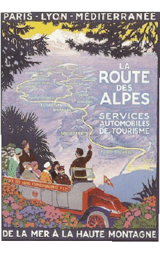 Humor -  Fun Retro Poster - Orte France Alpes 