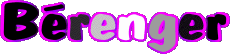Vorname MANN - Frankreich B Bérenger 