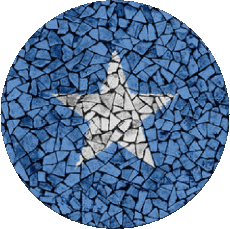 Bandiere Africa Somalia Rond 