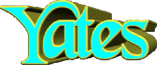 Prénoms MASCULIN - UK - USA Y Yates 