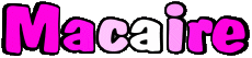 Prénoms MASCULIN - France M Macaire 