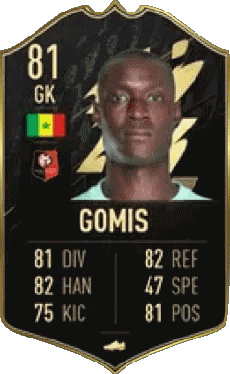 Multimedia Vídeo Juegos F I F A - Jugadores  cartas Senegal Alfred Gomis 
