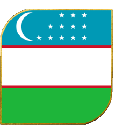 Banderas Asia Uzbekistán Plaza 