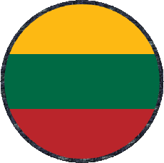 Drapeaux Europe Lituanie Rond 