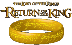 Multi Média Cinéma International Le Seigneur des Anneaux Le Retour du roi Logo Anglais 