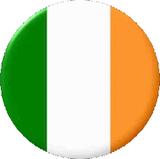 Fahnen Europa Irland Runde 