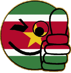 Banderas América Surinam Smiley - OK 
