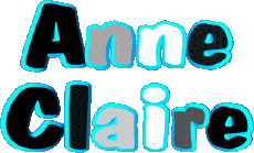 First Names FEMININE - France A Composed Anne Claire 