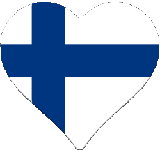 Flags Europe Finland Heart 