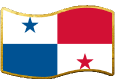 Drapeaux Amériques Panama Rectangle 