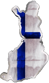 Drapeaux Europe Finlande Carte 