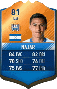 Multimedia Videospiele F I F A - Karten Spieler Honduras Andy Najar 