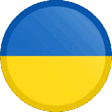 Drapeaux Europe Ukraine Rond 