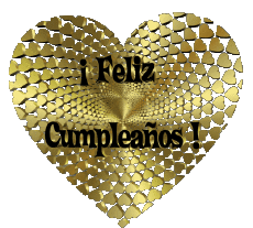Mensajes Español Feliz Cumpleaños Corazón 010 