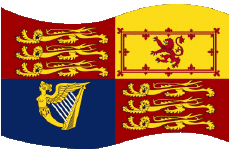 Drapeaux Europe Royaume Uni Étendard royal 