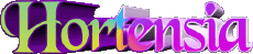 Nome FEMMINILE - Spagna H Hortensia 