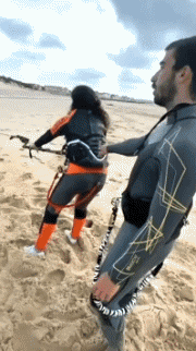 Humour - Fun Sports Kite Surf Gamelle Fail 