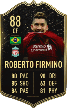 Multimedia Videospiele F I F A - Karten Spieler Brasilien Roberto Firmino 