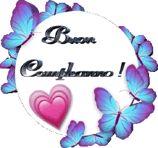 Messages Italien Buon Compleanno Farfalle 010 