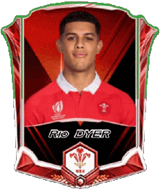 Deportes Rugby - Jugadores Gales Equipo 2025 Rio DYER 