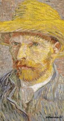 Umorismo -  Fun Morphing - Sembra Artisti pittori ricreazioni d'arte covid contenimento sfida Van Gogh 
