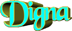 Prénoms FEMININ - Espagne D Digna 