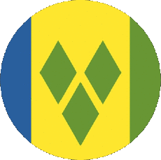 Flags America Saint Vincent and the Grenadines Round 