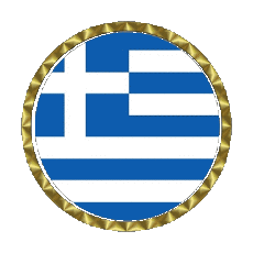 Bandiere Europa Grecia Rotondo - Anelli 