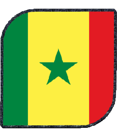 Banderas África Senegal Plaza 