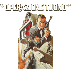 Multimedia Películas Internacional James Bond 007 Operación trueno Logotipo Italiano 