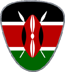 Fahnen Afrika Kenia Form 01 