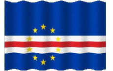 Bandiere Africa Capo Verde Sventola 