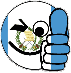 Bandiere America Guatemala Faccina - OK 